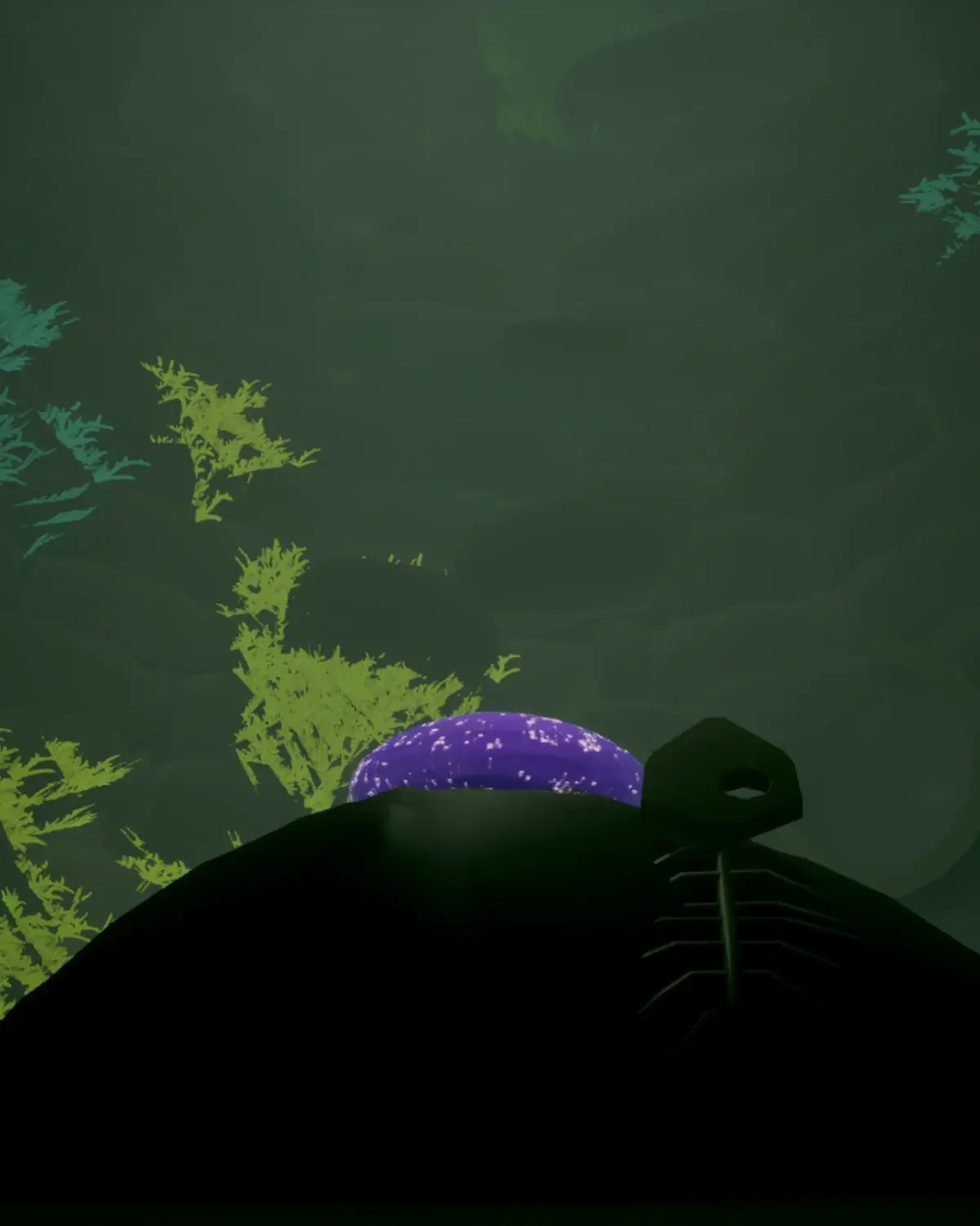 The slime ascending the well in Well of Ooze